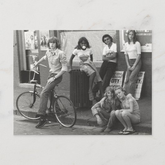 Youths, Melbourne, 1976 Briefkaart (Voorkant)