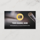 YouTube Channel Chic Photo Gold-Visitekaartje Visitekaartje (Voorkant)