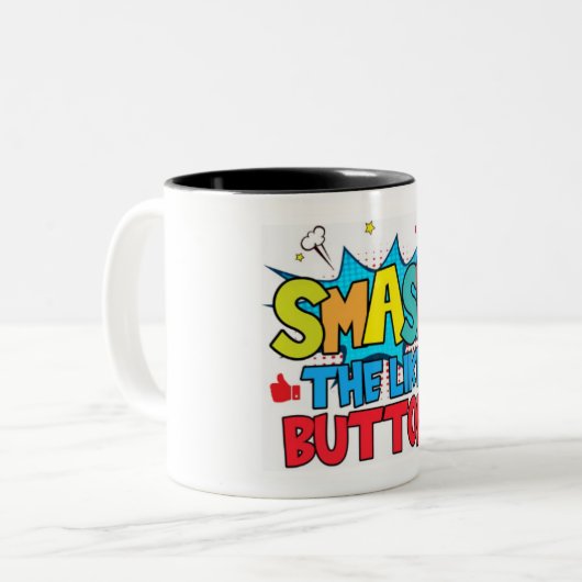 Youtube Channel Vlogger Youtuber Coffee Mug (Devant gauche)