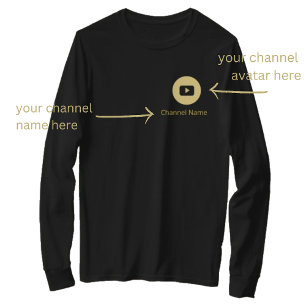 YOUTUBE CONTENT CREATOR AVATAR KANAALNAAM GOUD T-SHIRT