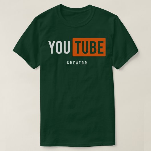 Youtube Creator T-shirt (Design voorkant)