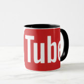 YouTube icon Mug (Devant droit)