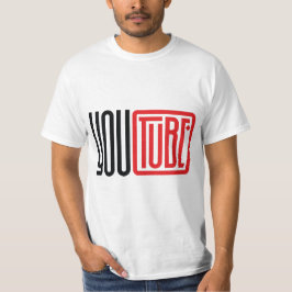 YouTube-Inspired Logo Design – Graphic Tee for Cre T-shirt