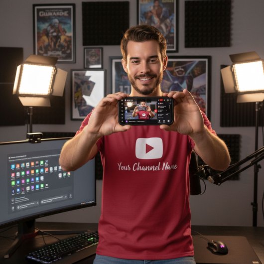 YouTube-kanaal Youtuber Vlogger T-shirt