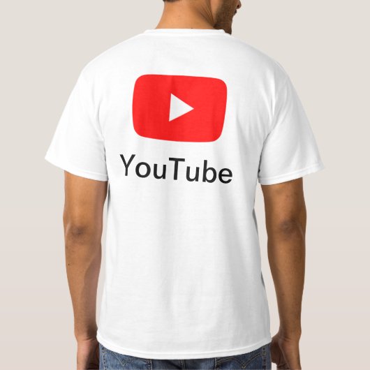 YouTube T-shirts van hoge kwaliteit (Achterkant)