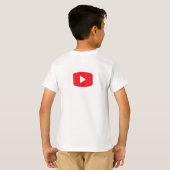 YouTube-thema kleding T-shirt (Achterkant volledig)