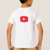 YouTube-thema kleding T-shirt (Achterkant)