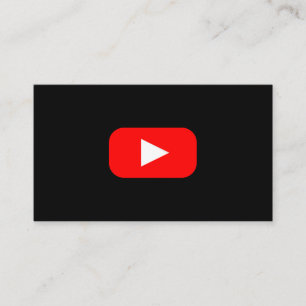 Youtube Youtuber Social Media Bloger Visitekaartje