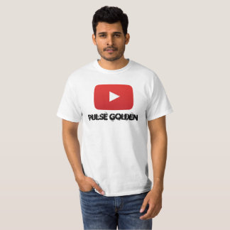 youtuber pulse golden t-shirt