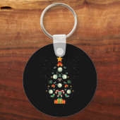 Yoyo Christmas Tree Xmas  Sleutelhanger (Voorkant)