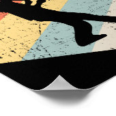 Yoyo Player Colorful Retro Poster (Hoek)