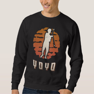 Yoyo Vintage Retro Klassieke Zonsondergang Trui