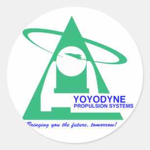 Yoyodyne Propulsion T-shirt Ronde Sticker