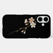 Yozakura Elegance: Golden Sakura & Midnight Black Case-Mate iPhone Case (Achterkant (horizontaal))
