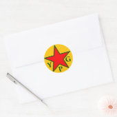 ypg-ypj aa ronde sticker (Envelop)