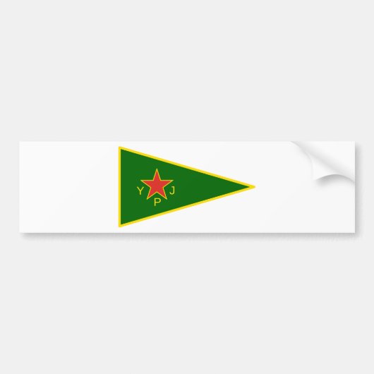 YPJ Flag Bumpersticker (Voorkant)