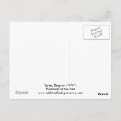 Ypres, België - WW1 Bombardment Briefkaarten (Achterkant)