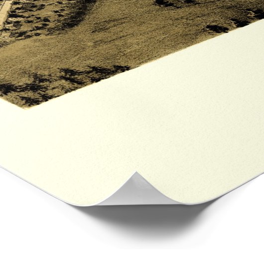 Ypsilanti, MI Panorama Map - 1868 Poster (Hoek)