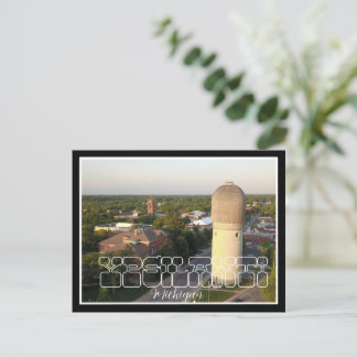 Ypsilanti Michigan Aerial City Uitzicht Briefkaart