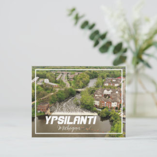 Ypsilanti Michigan Dam Briefkaart