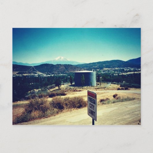Yreka California Briefkaart (Voorkant)