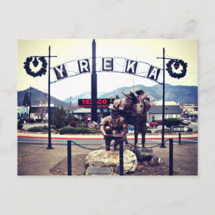 Yreka Miner Statue Briefkaart