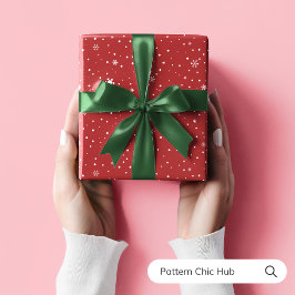 YS06 Traditionele Kerstmis Groen Elegant Modern Lint