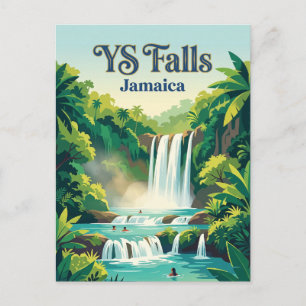 YS Falls Jamaica Briefkaart