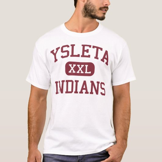 Ysleta - Indiërs - High School - El Paso Texas T-shirt (Voorkant)