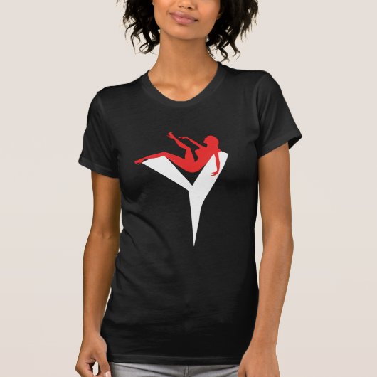 YT-Shirt Dames T-shirt (Voorkant)