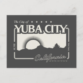 YUBA CITY - SUTTER CALIFORNIË BRIEFKAART
