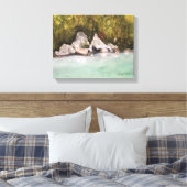 YUBA RIVER 1 CANVAS AFDRUK (Insitu (Slaapkamer))