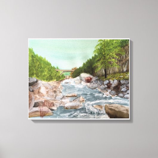 YUBA RIVER 3 CANVAS AFDRUK (Voorkant)