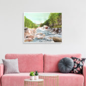 YUBA RIVER 3 CANVAS AFDRUK (Insitu (Woonkamer))