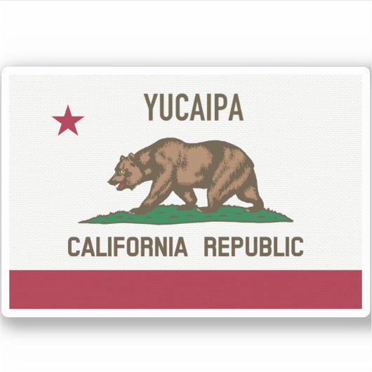 Yucaipa CA Sticker (Voorkant)
