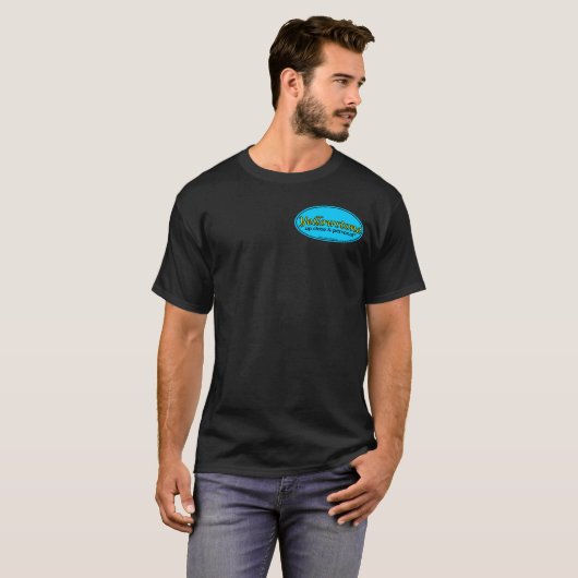 YUCAP - Decaal op voorzijde en Grizzly Beer op ach T-shirt (Voorkant volledig)