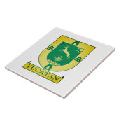 Yucatán Coat of Arms - Mexico Tegeltje (Zijkant)