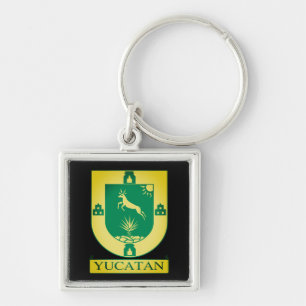 Yucatán Coat of Arms - Sleutelhanger van Mexico