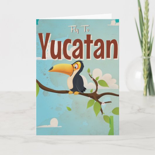 Yucatan  vacation Poster Feestdagen Kaart (Voorkant)