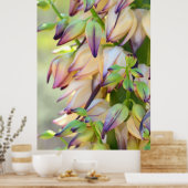 yucca bloemen poster (Keuken)