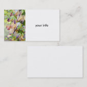 yucca bloemen visitekaartje (Voorkant / Achterkant)