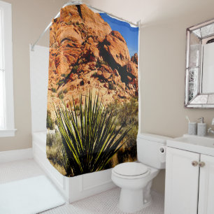Yucca et Red Rocks Desert Nevada Douche rideau