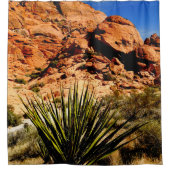 Yucca et Red Rocks Desert Nevada Douche rideau (Devant)