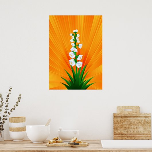 Yucca Flower Poster (Keuken)