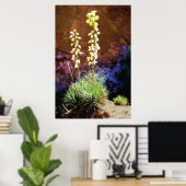 Yucca Flowers in Capitolreef Poster (Thuiskantoor)