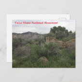 Yucca House National Monument Briefkaart (Voorkant / Achterkant)