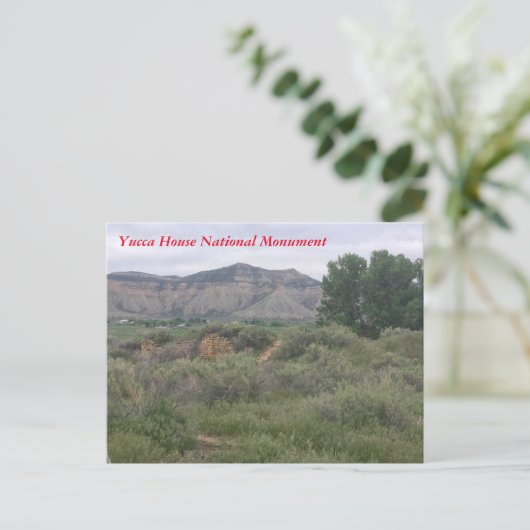 Yucca House National Monument Briefkaart (Staand voorkant)