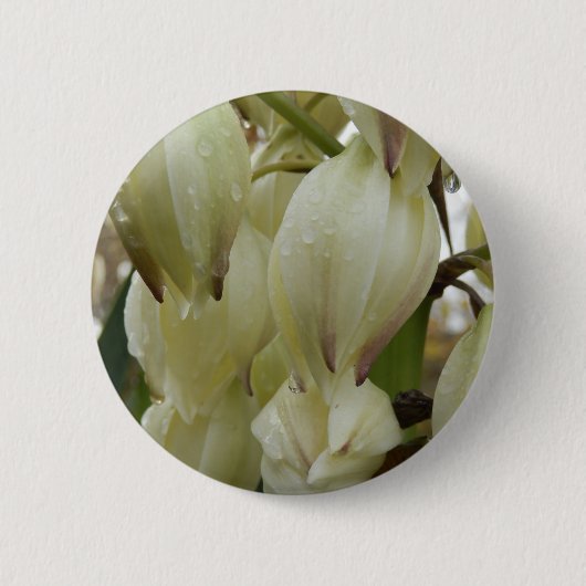 Yucca Plant Badge Ronde Button 5,7 Cm (Voorkant)