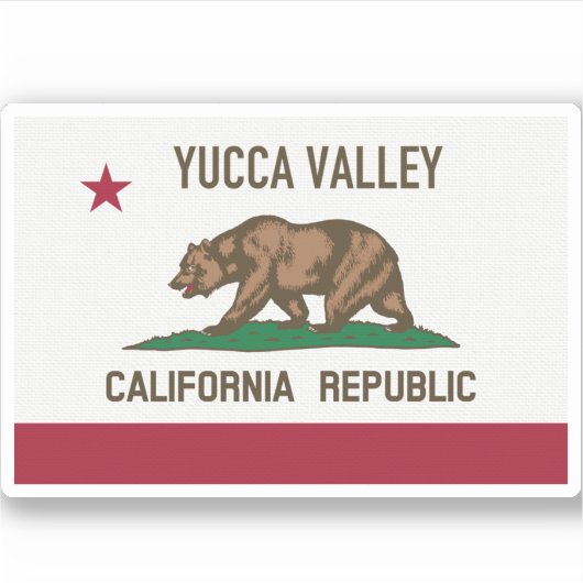 Yucca Valley CA Sticker (Voorkant)