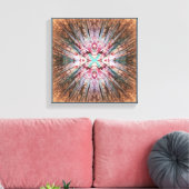 Yucca Warm Glow Canvas Afdruk (Insitu (Woonkamer))